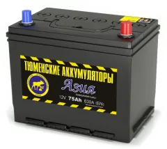 Аккумулятор Тюмень АЗИЯ 75 А/ч
