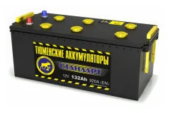 Аккумулятор Тюмень Pb/Sb грузовые 132 А/ч