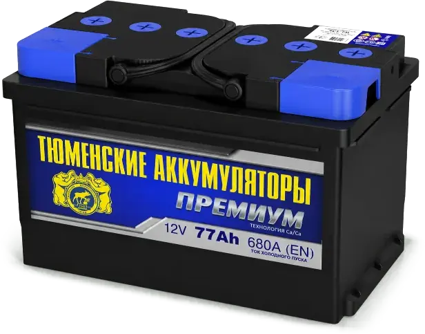 Аккумулятор Тюмень PREMIUM 77 А/ч