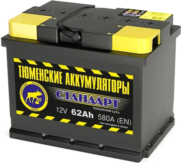 Аккумулятор Тюмень STANDARD 62 А/ч