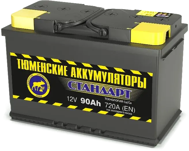 Аккумулятор Тюмень STANDARD 90 А/ч