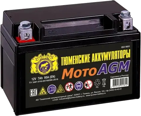 Аккумулятор Тюмень Мото 6МТС-7AGM