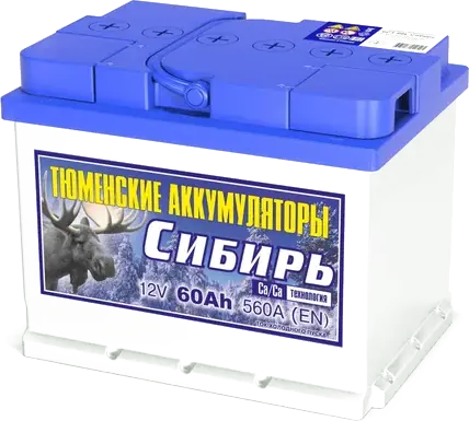 Аккумулятор Тюмень СИБИРЬ 60 А/ч